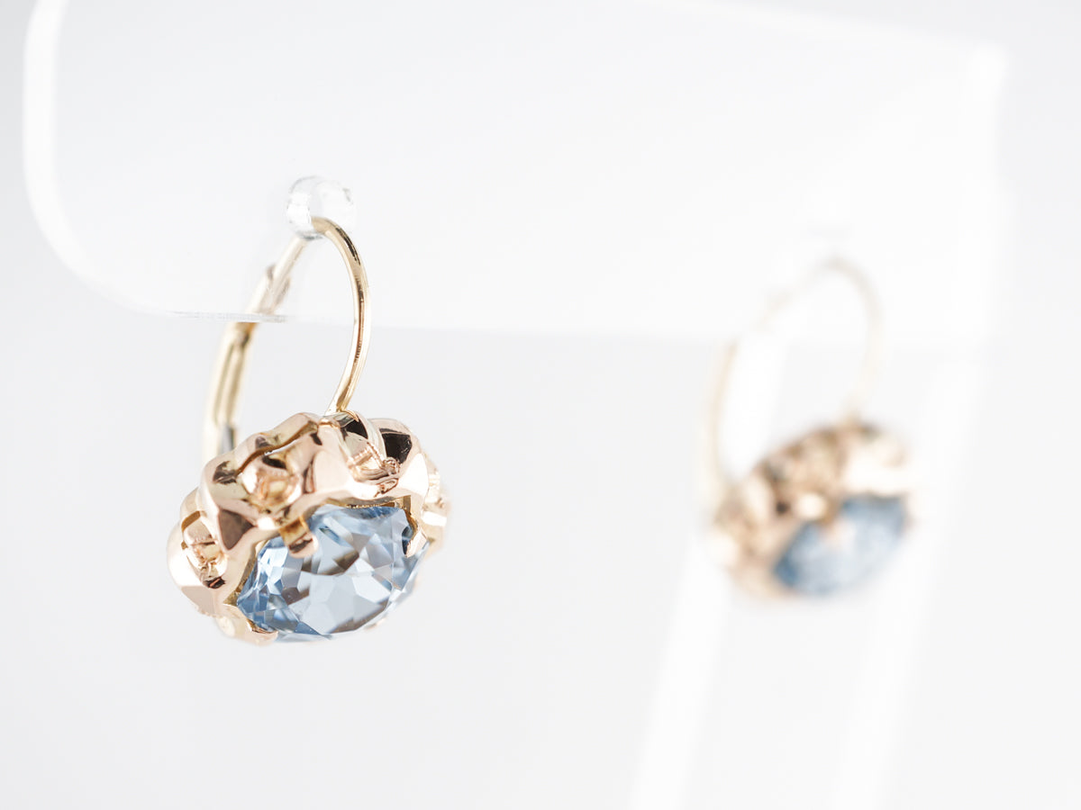 Buy Antique aquamarine earrings - Kalmar Antiques